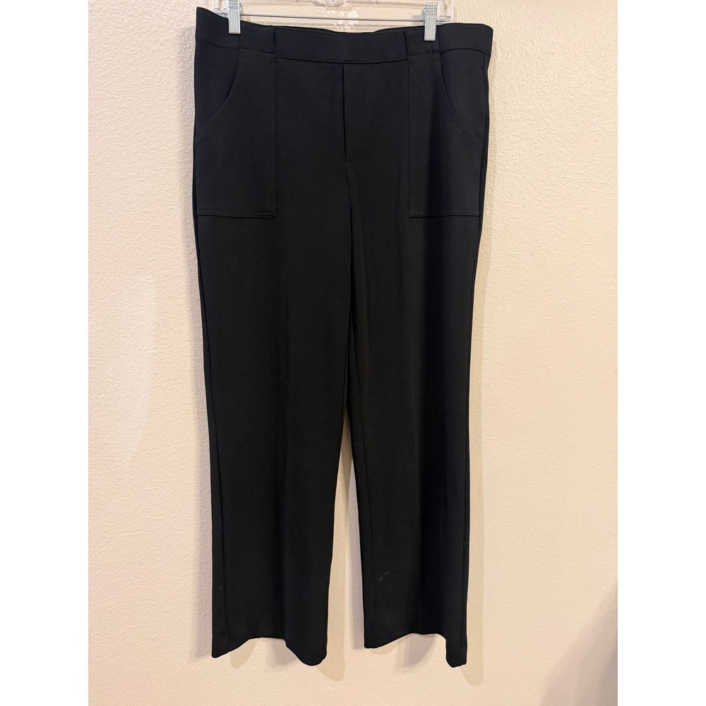 Haver + Blair London Black Straight Leg Pocket Trousers TW25753BCHU Womens Large